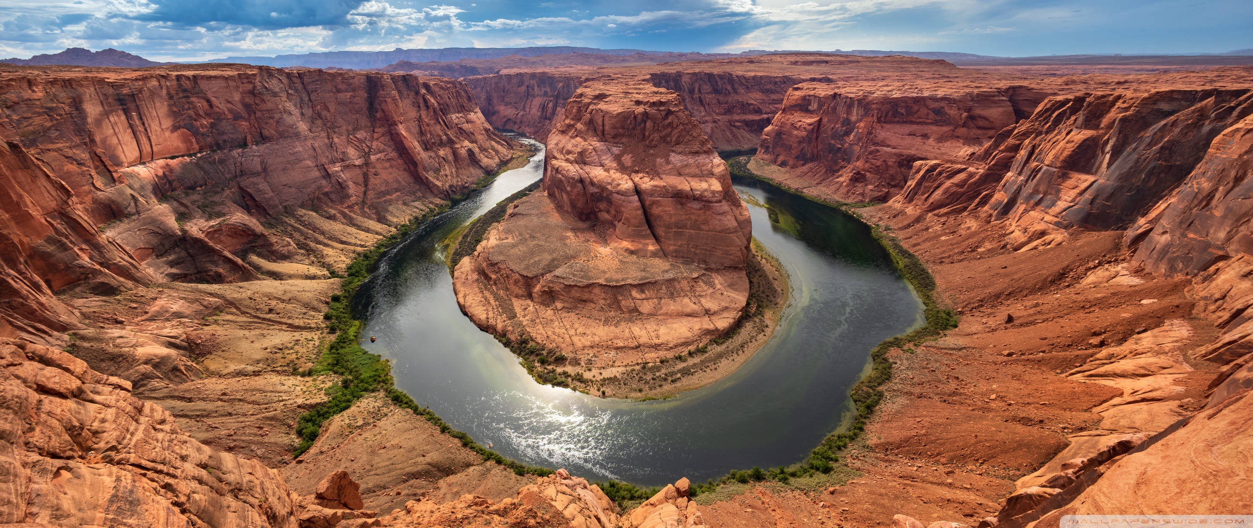 Best Destination Computer Backgrounds Top destination, Horseshoe Bend, Arizona, Colorado River, landscape ...