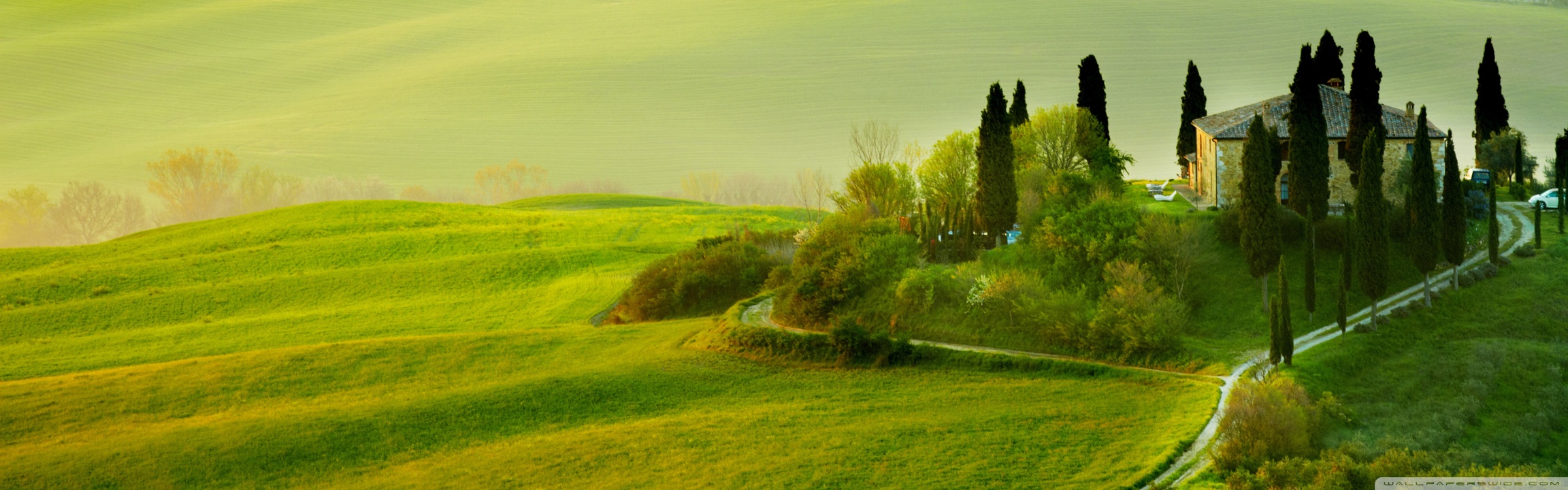 Tuscany Spring Landscape Ultra HD Desktop Background Wallpaper for ...