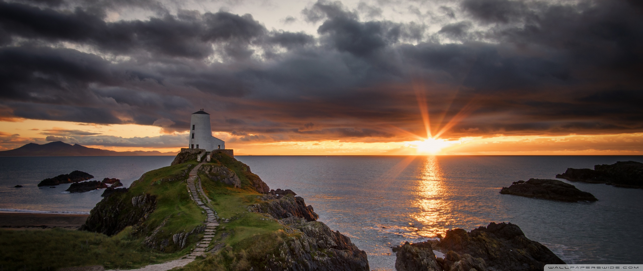 Twr Mawr Lighthouse, Ynys Llanddwyn Island Ultra HD Desktop Background ...