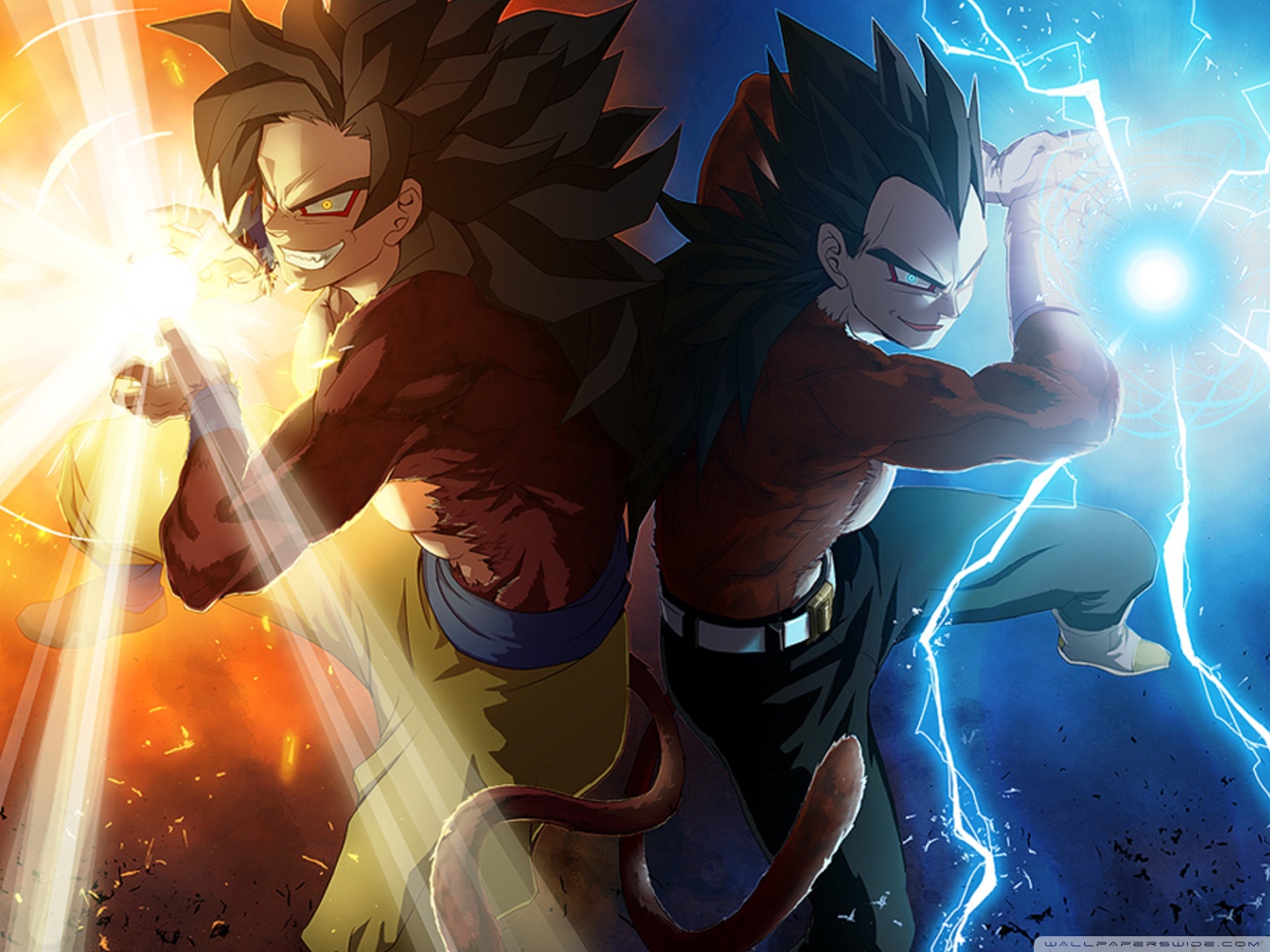 Goku Vs Vegeta Wallpaper for 1024x768