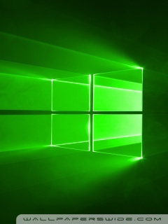 Windows 10 Green Ultra HD Desktop Background Wallpaper for : Widescreen ...